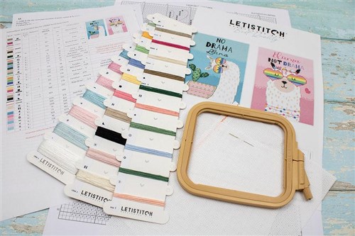 No Drama Llama Cross Stitch Kit
