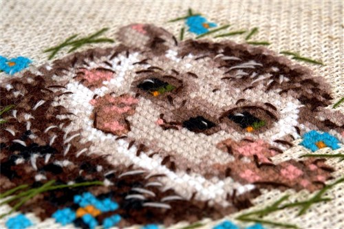Little Hedgehog Cross Stitch Kit
