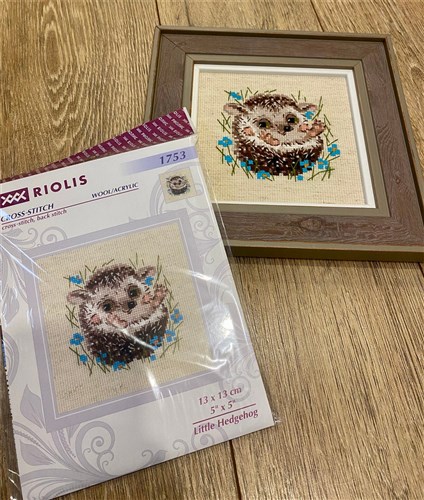 Little Hedgehog Cross Stitch Kit