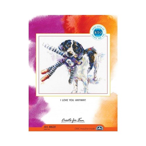 I Love You Anyway Cross Stitch Kit