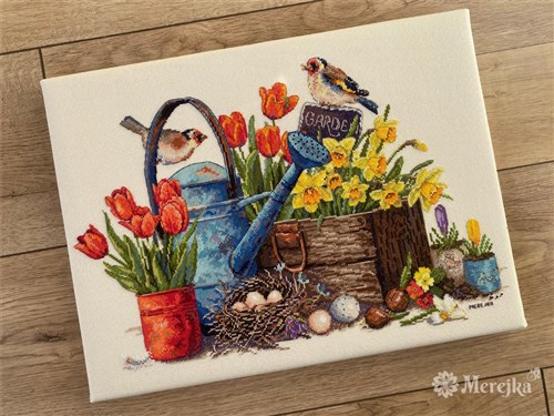 Spring Garden Cross Stitch Kit