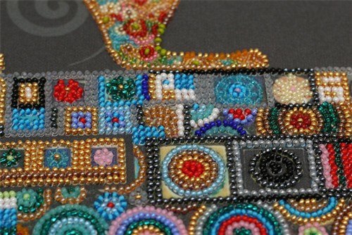 Bead Embroidery Kit - Kitty
