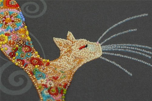 Bead Embroidery Kit - Kitty