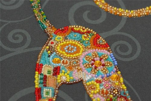 Bead Embroidery Kit - Kitty