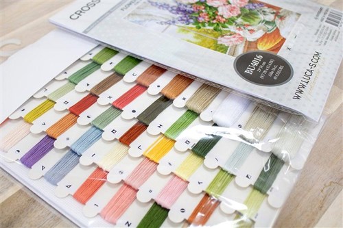 Flowers At The Window Cross Stitch Kit