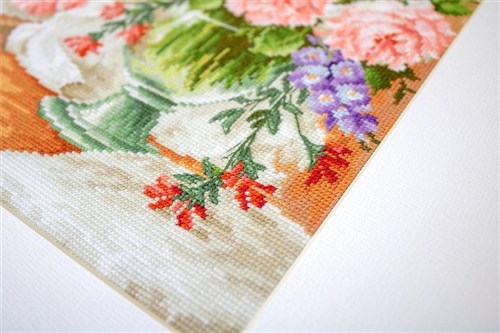 Flowers At The Window Cross Stitch Kit