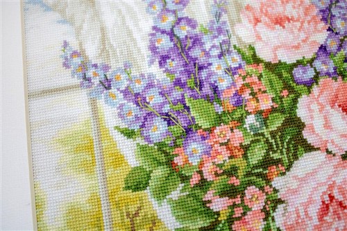 Flowers At The Window Cross Stitch Kit