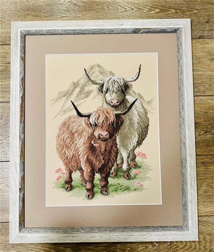 Highland Buddies Cross Stitch Kit