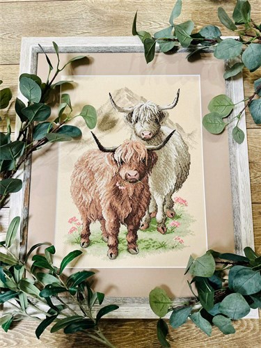 Highland Buddies Cross Stitch Kit