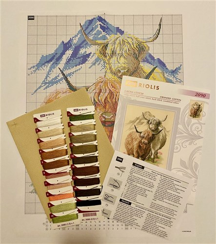 Highland Buddies Cross Stitch Kit