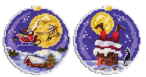 Santa Cross Stitch Kit