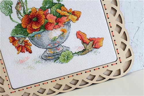 Nasturtium Cross Stitch Kit