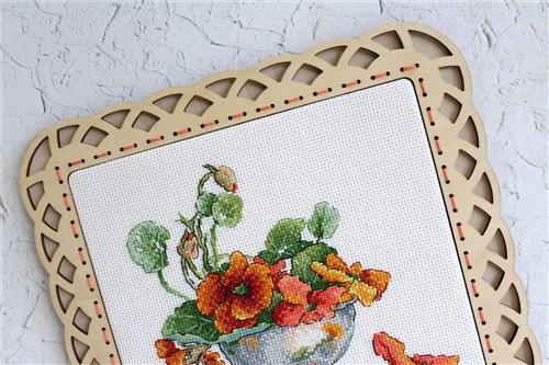 Nasturtium Cross Stitch Kit