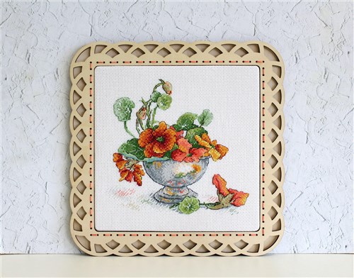 Nasturtium Cross Stitch Kit