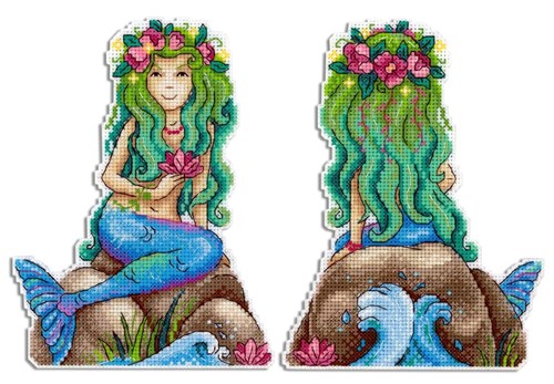 Sea Beauty Plastic Canvas Cross Stitch Kit