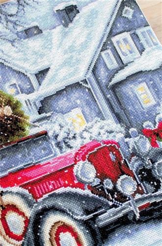 Winter Holidays Cross Stitch Kit