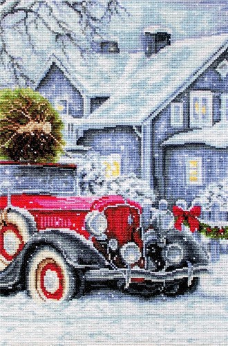 Winter Holidays Cross Stitch Kit