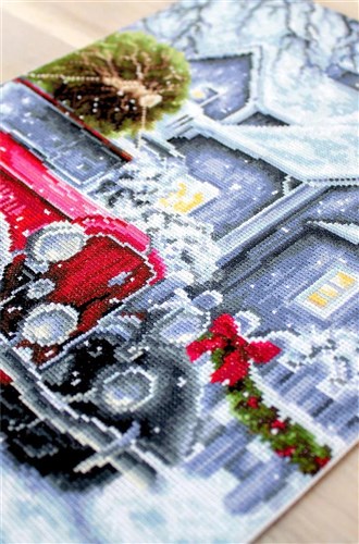 Winter Holidays Cross Stitch Kit