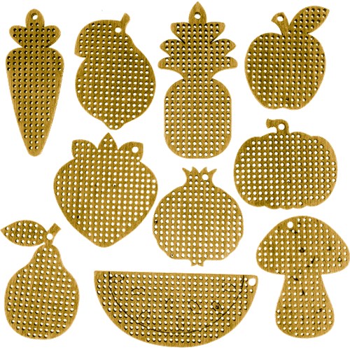 Food Blanks For Embroidery On Wood