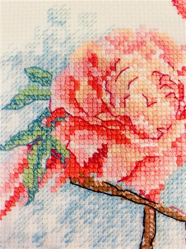 Blooming Flamingo Cross Stitch Kit