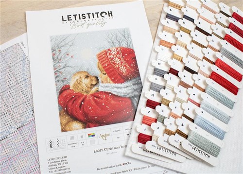 Chritmas Hugs Cross Stitch Kit