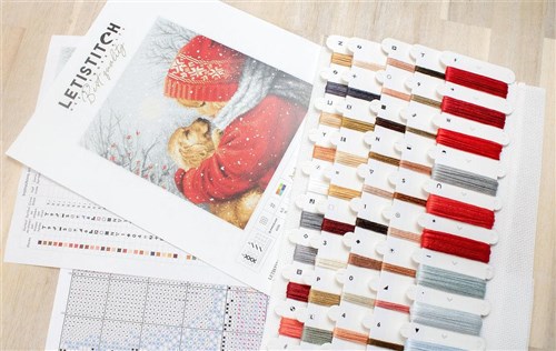 Chritmas Hugs Cross Stitch Kit