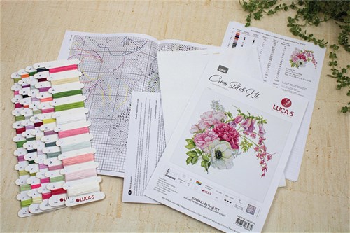 Spring Bouquet Cross Stitch Kit