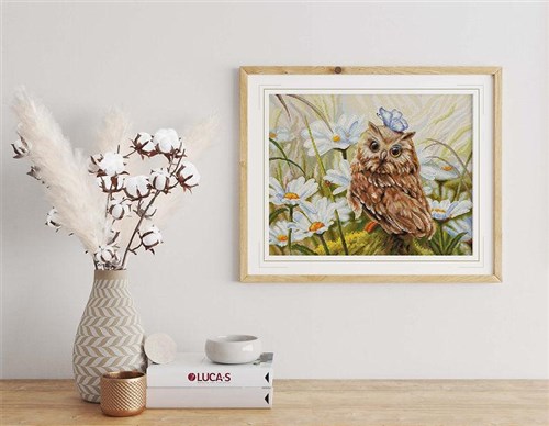 Lucky Owl Cross Stitch Kit