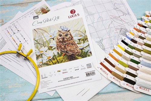 Lucky Owl Cross Stitch Kit