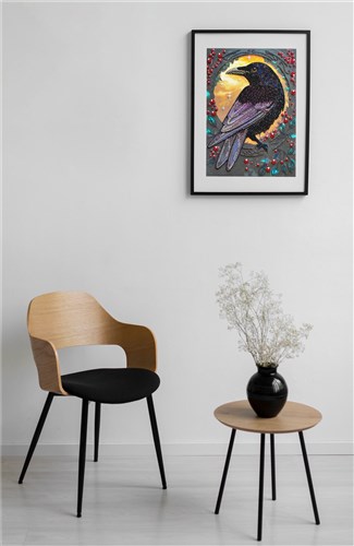 Black Raven Bead Embroidery Kit