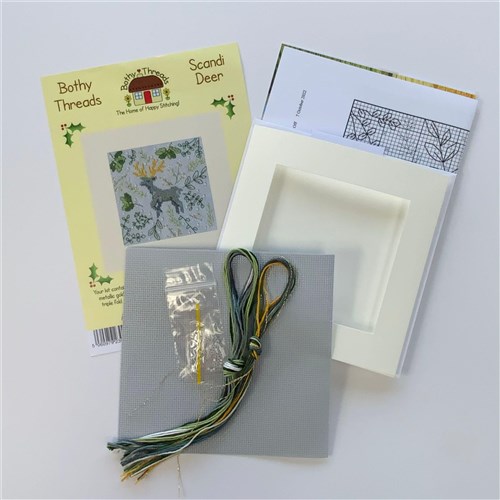 Scandi Deer Cross Stitch Kit