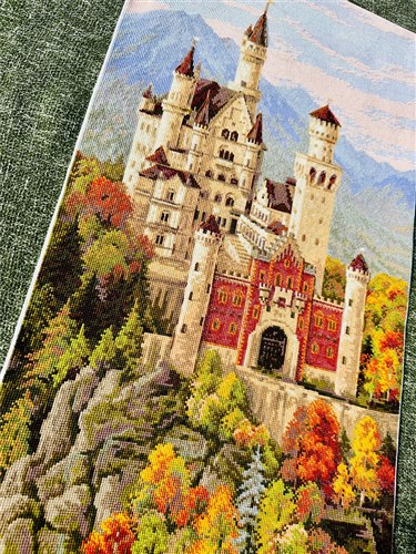 Neuschwanstein Castle Cross Stitch Kit
