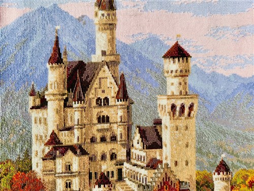 Neuschwanstein Castle Cross Stitch Kit