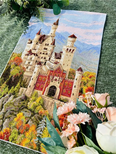 Neuschwanstein Castle Cross Stitch Kit