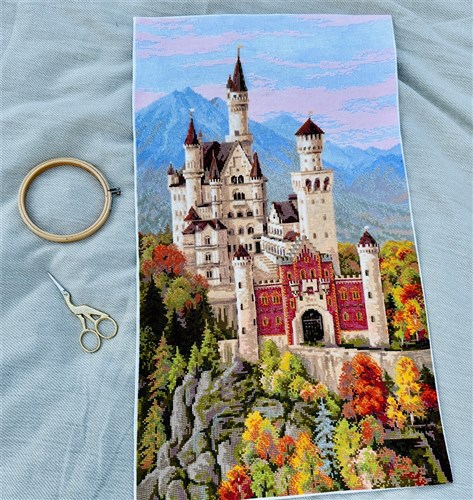 Neuschwanstein Castle Cross Stitch Kit