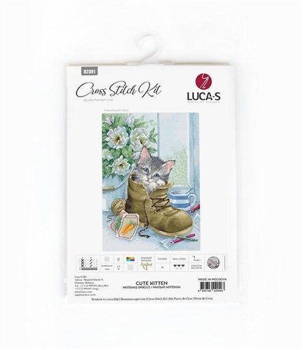 Cute Kitten Cross Stitch Kit