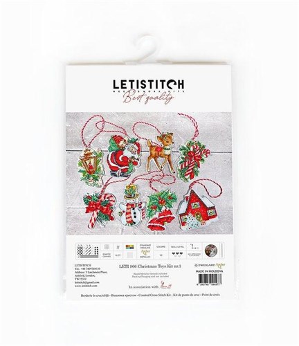 Christmas Ornaments Cross Stitch Kit