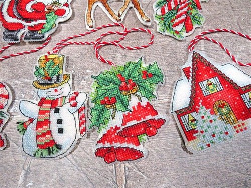 Christmas Ornaments Cross Stitch Kit