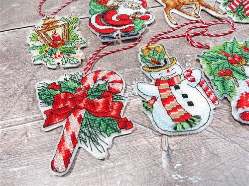 Christmas Ornaments Cross Stitch Kit