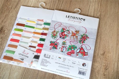 Christmas Ornaments Cross Stitch Kit