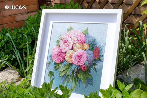 Bouquet Cross-Stitch Kit