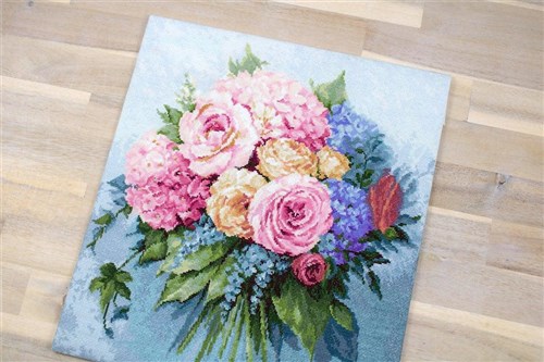 Bouquet Cross-Stitch Kit