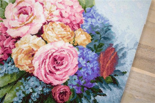 Bouquet Cross-Stitch Kit