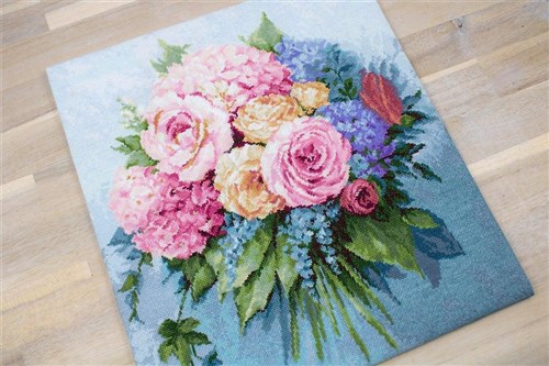 Bouquet Cross-Stitch Kit