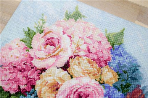 Bouquet Cross-Stitch Kit