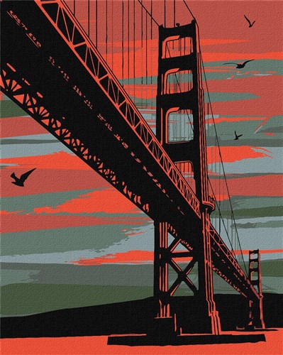 Painti By Numbers Kit Mystic San Francisco