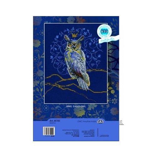 King Eagle-Owl Cross Stitch Kit