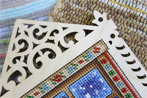 Winter Evening Cross Stitch Kit On Plywood