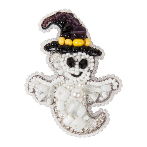 Ghost Beadwork Kit Brooch