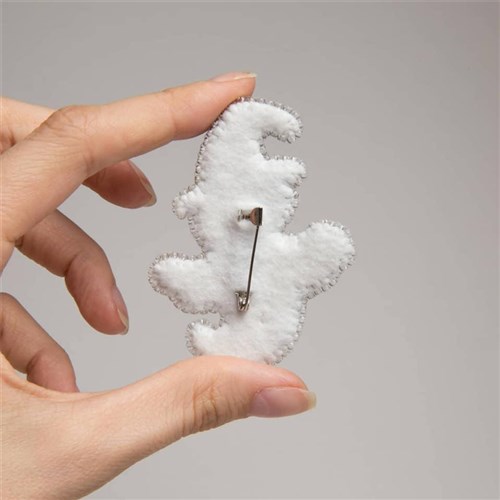 Ghost Beadwork Kit Brooch